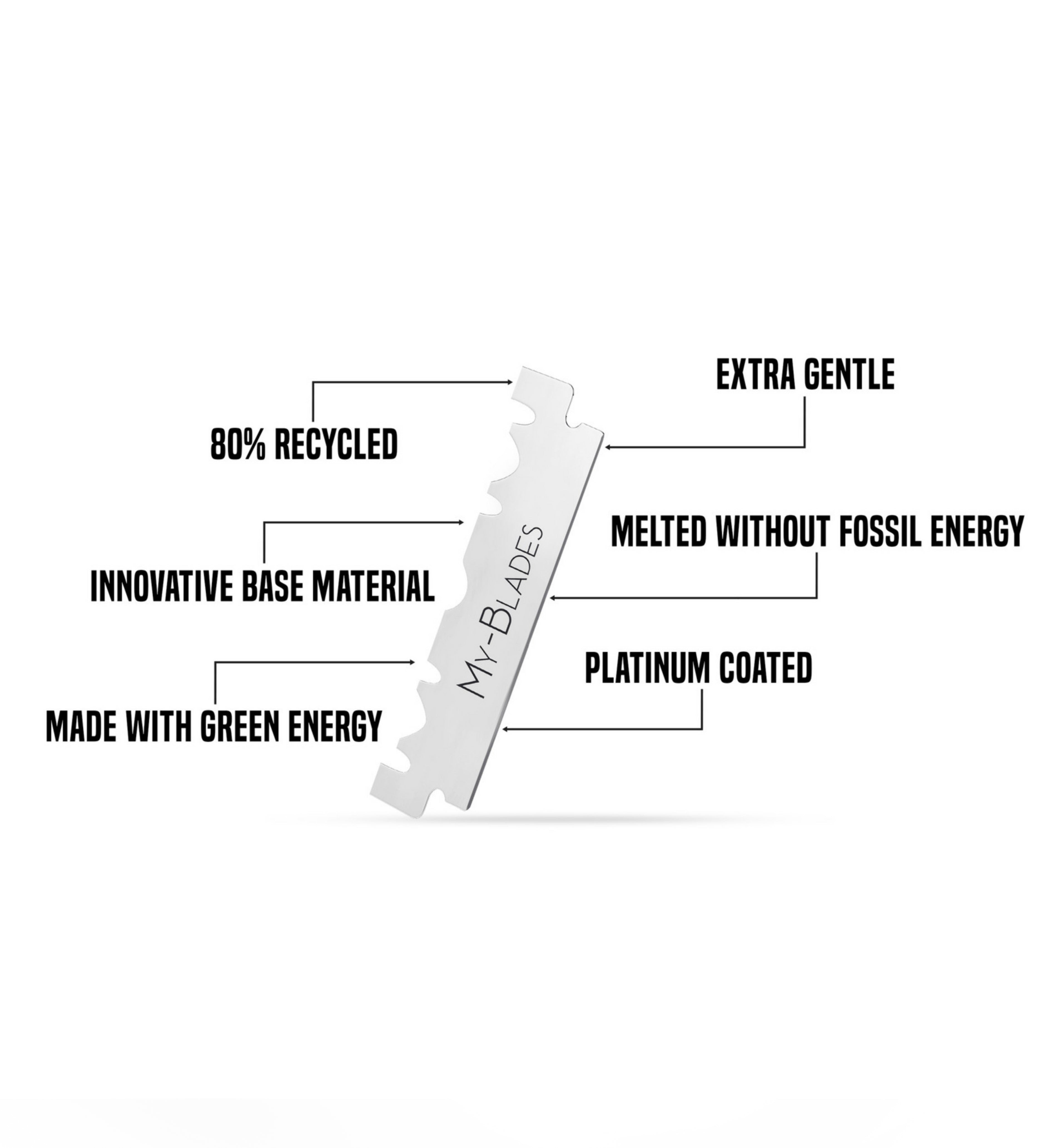PLATİN TEK KENARLI TİCARET BİCİLERİ X100